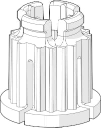 HANSA Hansa Rastbuchse   – 59 910 235