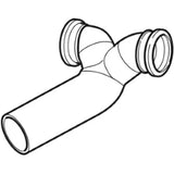 GEBERIT GE PE Doppelbogen f.Wandkl. 90 Gr. waagr.Montage d 90/110mm 367485   – 367.485.16.1