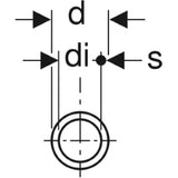 GEBERIT GE Mapress Edelstahl Systemrohr 1.4521 d42 x 1,5mm L6m nicht fuer Gas zugel.  – 39047