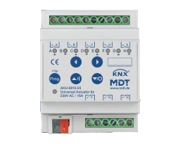 MDT KNX Schalt-/Jalousieaktor 8/4fach 16 A REG   – AKU-0816.03