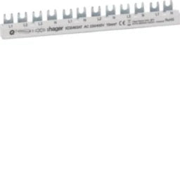 HAGER Phasenschiene 12M 63A 3PN-(1PN)x4 QB  – KDS463AT