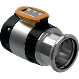 GEBERIT GE FlowFit Uebergang Mapress Edelstahl mit Pressmuffe, d63 x 54mm  – 620.339.00.1