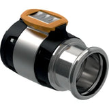 GEBERIT GE FlowFit Uebergang Mapress Edelstahl mit Pressmuffe, d63 x 54mm  – 620.339.00.1
