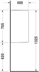 DURAVIT Duravit Starck 3 Urinal Trennwand weiß   – 8500000000