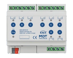 MDT KNX Schaltaktor C-Last 8fach REG   – AKS-0816.03