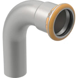 GEBERIT GE Mapress Therm Bogen Einschubende 90 Gr. d42mm, NPW  – 43307