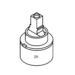 KLUDI Kludi Kartusche 35mm drucklos  – 7480500-00