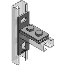 MEFA Stirnplatte C-Profil 35 quer für C-Profil 35, Stex 35 gvz  – 081645302