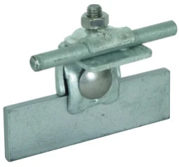 DEHN Falzklemme St/tZn Klemmbereich 0,7-8mm gewinkelt m. Klemmbock f. Rd 6-10mm   – 365050