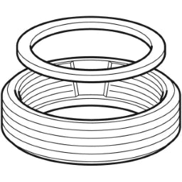 GEBERIT GE Reduzierung G1 1/2x G1 1/4 Kunststoff mit Dichtung 242692   – 242.692.11.1