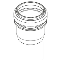 REHAU RAUPIANO PLUS Abflussrohr DN 32, Baulänge 150 mm   – 11326171001