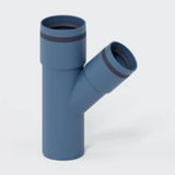 POLOPLAST PO Abzweig POLO-KAL XS DN 50/40/45Grad  – 102212