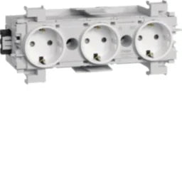 HAGER Steckdose 3-fach Wago Frontrast. vw  – GS30019016