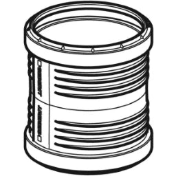 GEBERIT GE Silent-PP Doppelsteckmuffe d125mm   – 390.616.14.1