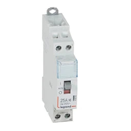 LEGRAND Installationsschütz 230V 25A, 2S mit Handschalter, brummfrei   – 412558