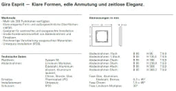 GIRA Abdeckrahmen 2f Gira Esprit Alum.Schwarz m(lack.)  – 0212409
