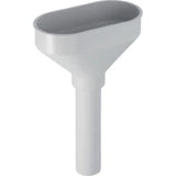 GEBERIT GE Trichter oval f. mehrere Anschluesse d40mm, ohne Rand, weiss, PP   – 152.378.11.1