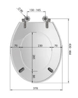 MKW MKW Euro Lux WC-Sitz mit Deckel weiß   – A800-0201
