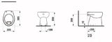 LAUFEN Laufen Florakids Stand-WC Flachspüler 6-Liter, weiß   – H8220370000271