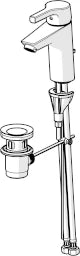 HANSA Hansa Hansapaleno Waschtischmischer XL verchromt   – 5641 2203