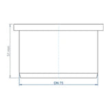 POLOPLAST PO Muffenstopfen POLO-KAL DN 75   – 02323