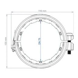POLOPLAST PO Auszugsichere Verbindung POLO-KAL NG DN 75   – 01753