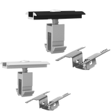 K2 DomeClamp Mittelklemme 30-50 mm mit TerraGrif schwarz eloxiert SALE