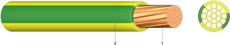 PVC-Aderleitung H07V-R (Ym) 10 SW Eca Zuschnitt SALE