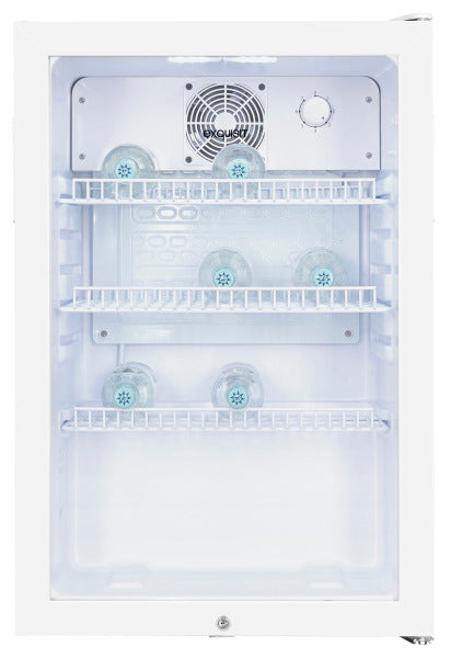 Flaschenkühlschrank 3Roste 118L. Glastür C weiß – 810930502