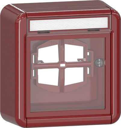 Abd. BSF + Glasscheibe WG AP Rot – 320630