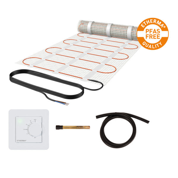 Netzheizmattenset PFAS frei, inkl. eBASIC, 4.0m², 600W, 230V – 46156
