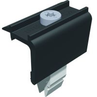 SCHLETTER Rapid16 Endklemme H 30-40, Schwarz eloxiert