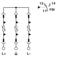 Phoenix Contact Generatoranschlusskasten 1 x String, 2 x MPPT SPD Typ I+II SOL-SC-1ST-0-DC-2MPPT-1001