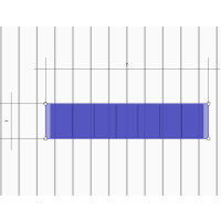 Montageset K2 1x7 Modulfeld K2 SingleRail36 mit CrossHook 3S vertikal